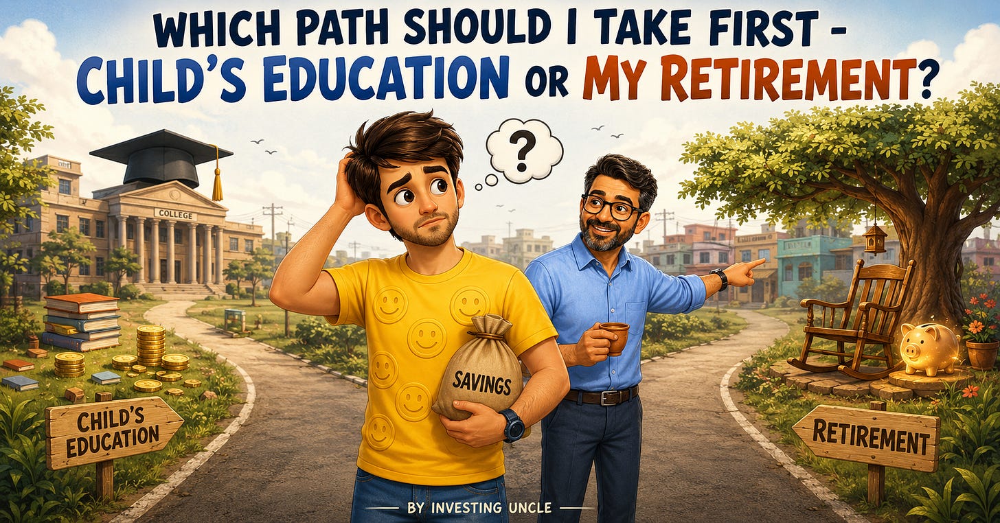 Child’s education vs your retirement