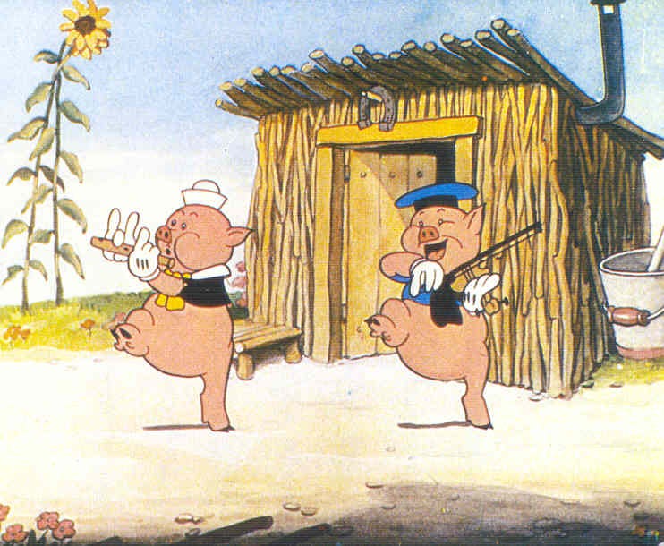 gold country girls: Three Little Pigs