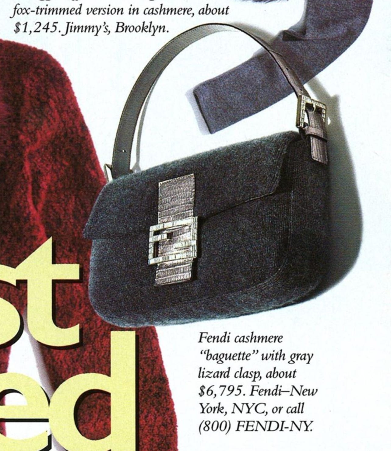 I Saw a Zillion Old Fendi Baguettes Up ForAuction