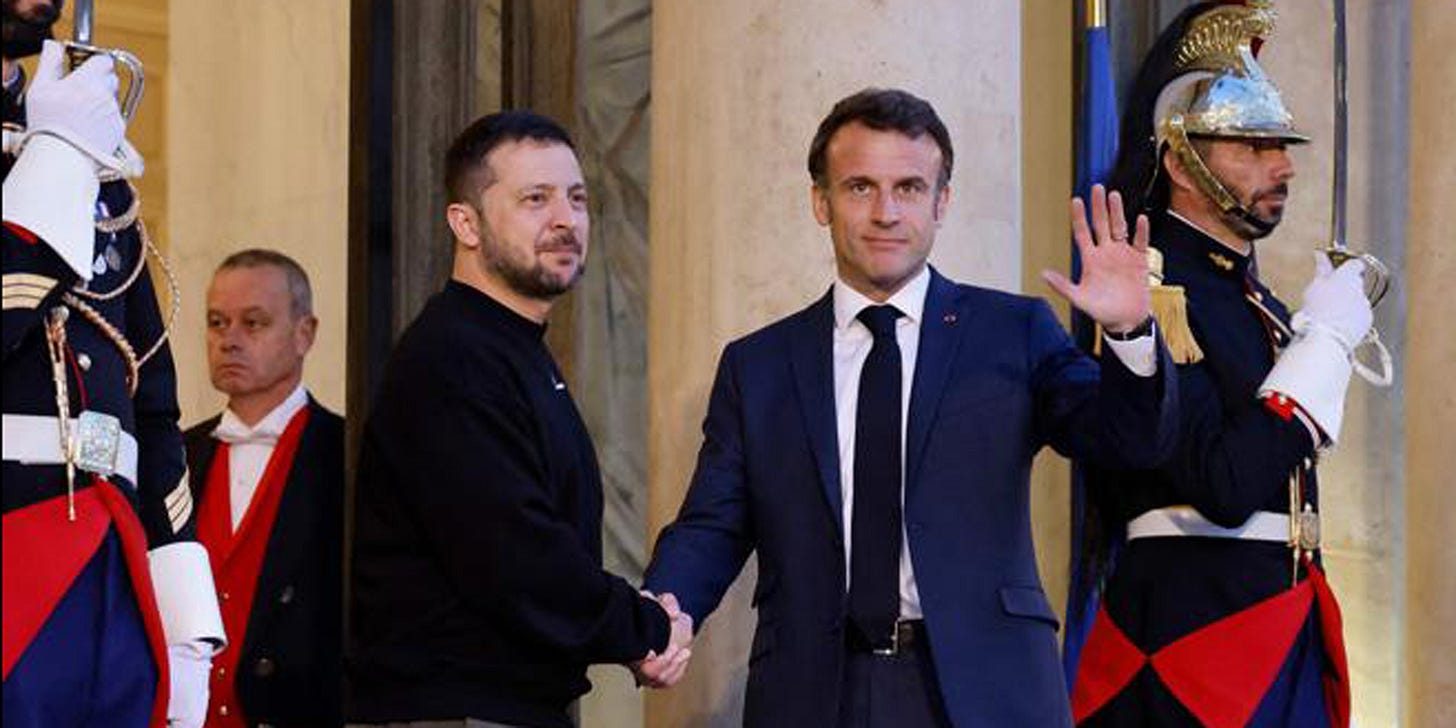Zelensky all'Eliseo da Macron: "Difendiamo sicurezza Europa" | Oggi