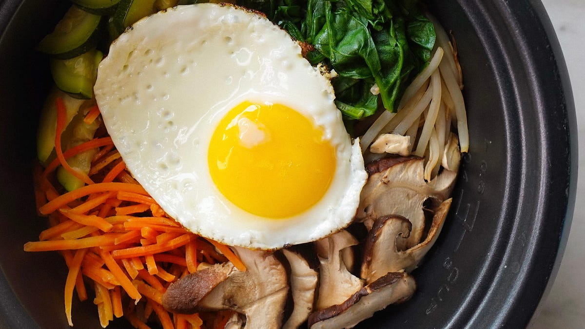 Rice Cooker Meal: Bibimbap  - by Kylie Sakaida