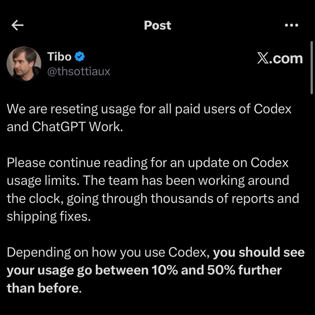 OpenAI hebt die Codex-Limits an: 10 bis 50 Prozent mehr Nutzung für alle Bezahlkunden