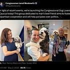 Bipartisan Congressmen Start Caucus To Protect Dogs From Getting Noem-ed In The Face