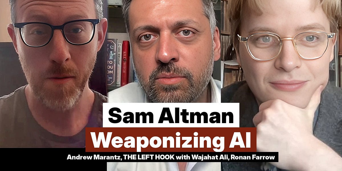Sam Altman, Open AI, and The Sociopathic Doomsday Cult Buying America