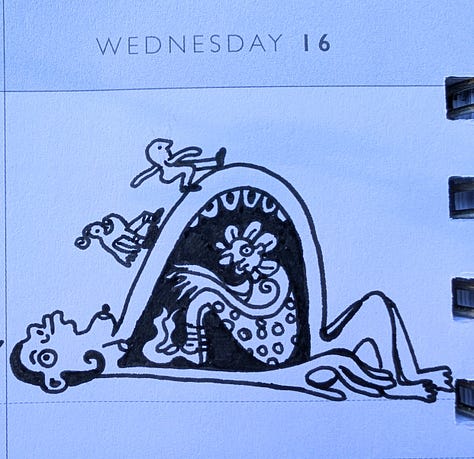 Daily Surrealist Doodles x2