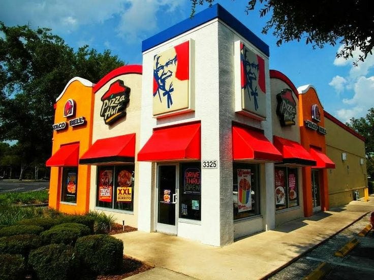 Pizza Hut/Taco Bell/KFC Combo Restaurants : r/nostalgia