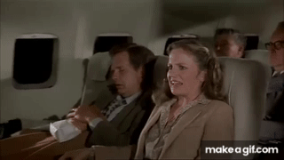 Airplane panic attack on Make a GIF