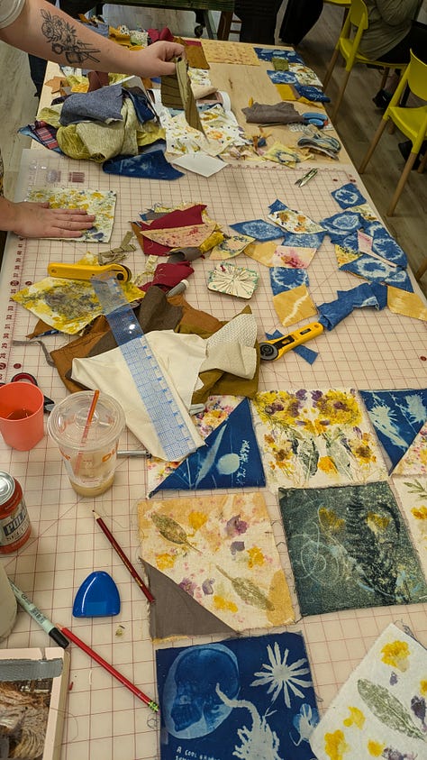 Images from Coaxing Summer onto Cloth