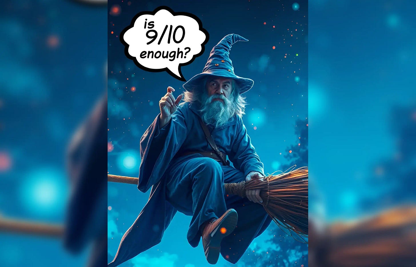 Is good enough really good enough ?