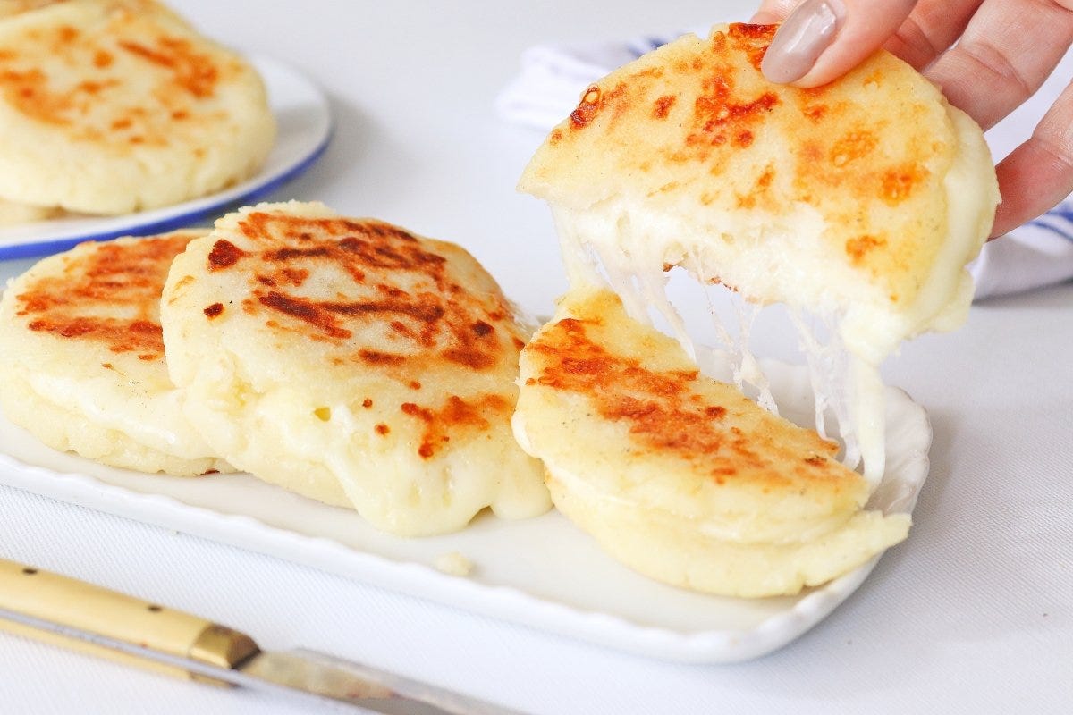 Arepas colombianas de queso