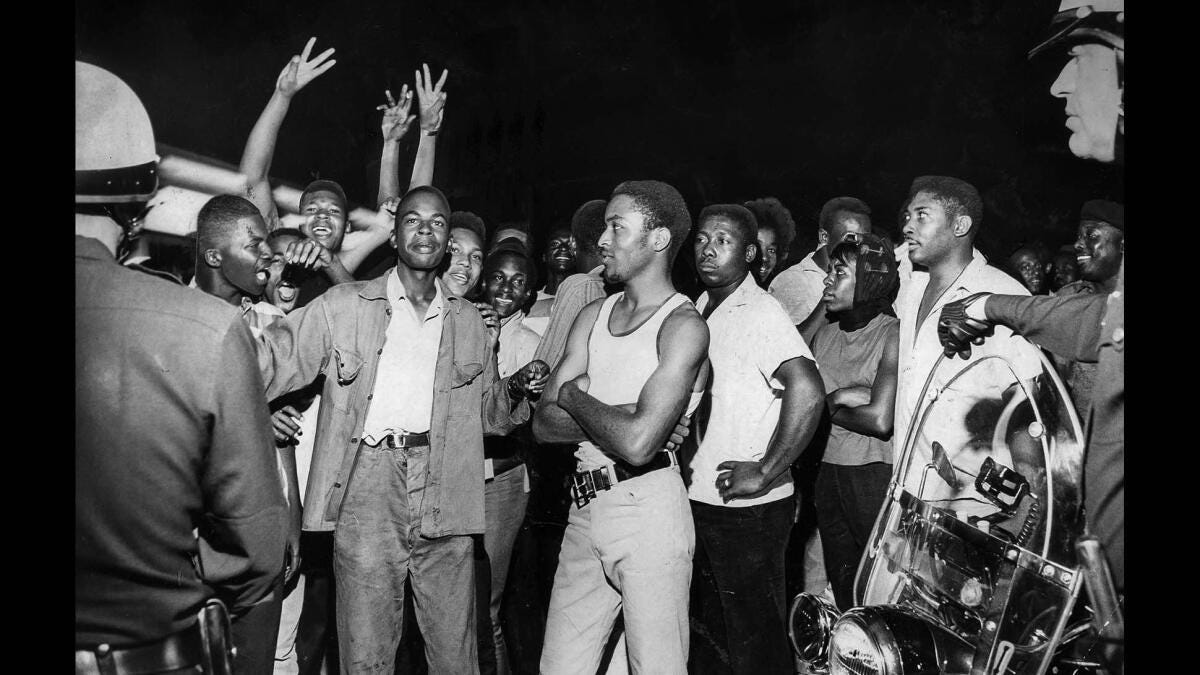 50 years later, images from the Watts riots still startle - Los Angeles  Times