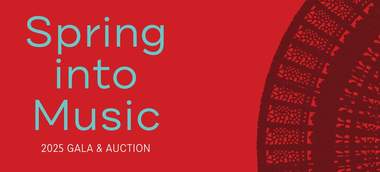 Spring into Music Gala & Auction promo