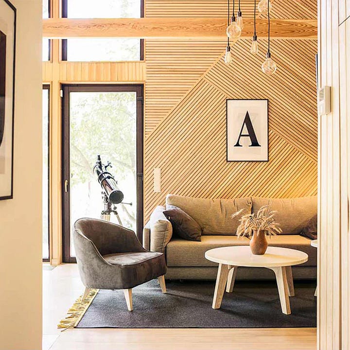 Interiors with Restrained Material Palettes