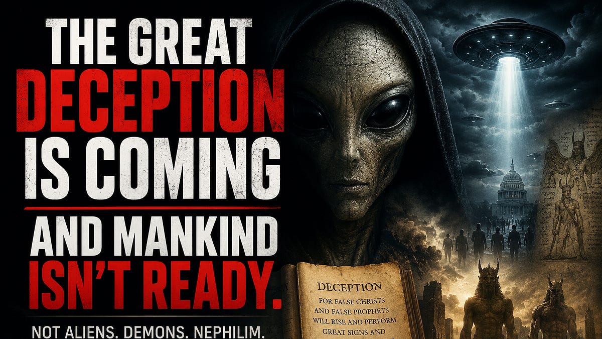 The Great Deception Is Coming and Mankind Isn’t Ready