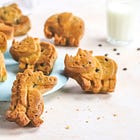 Muffins animaux aux pépites de chocolat