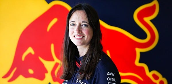 Hannah Schmitz, Principal Strategy Engineer at Red Bull Racing, looks on prior to practice, ahead of the F1 Grand Prix of Hungary, at Hungaroring, on July 29, 2022, in Budapest, Hungary. Hannah Schmitz, Principal Strategy Engineer at Red Bull Racing, looks on prior to practice, ahead of the F1 Grand Prix of Hungary, at Hungaroring, on July 29, 2022, in Budapest, Hungary.