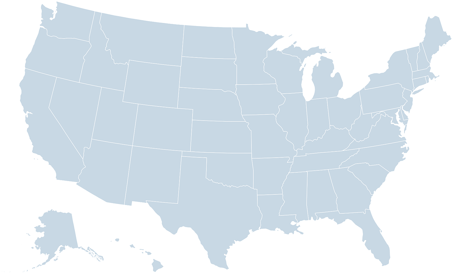 USA - Albers projection