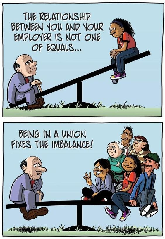 This may contain: two cartoon comics with people sitting on a fence and one is talking to the other