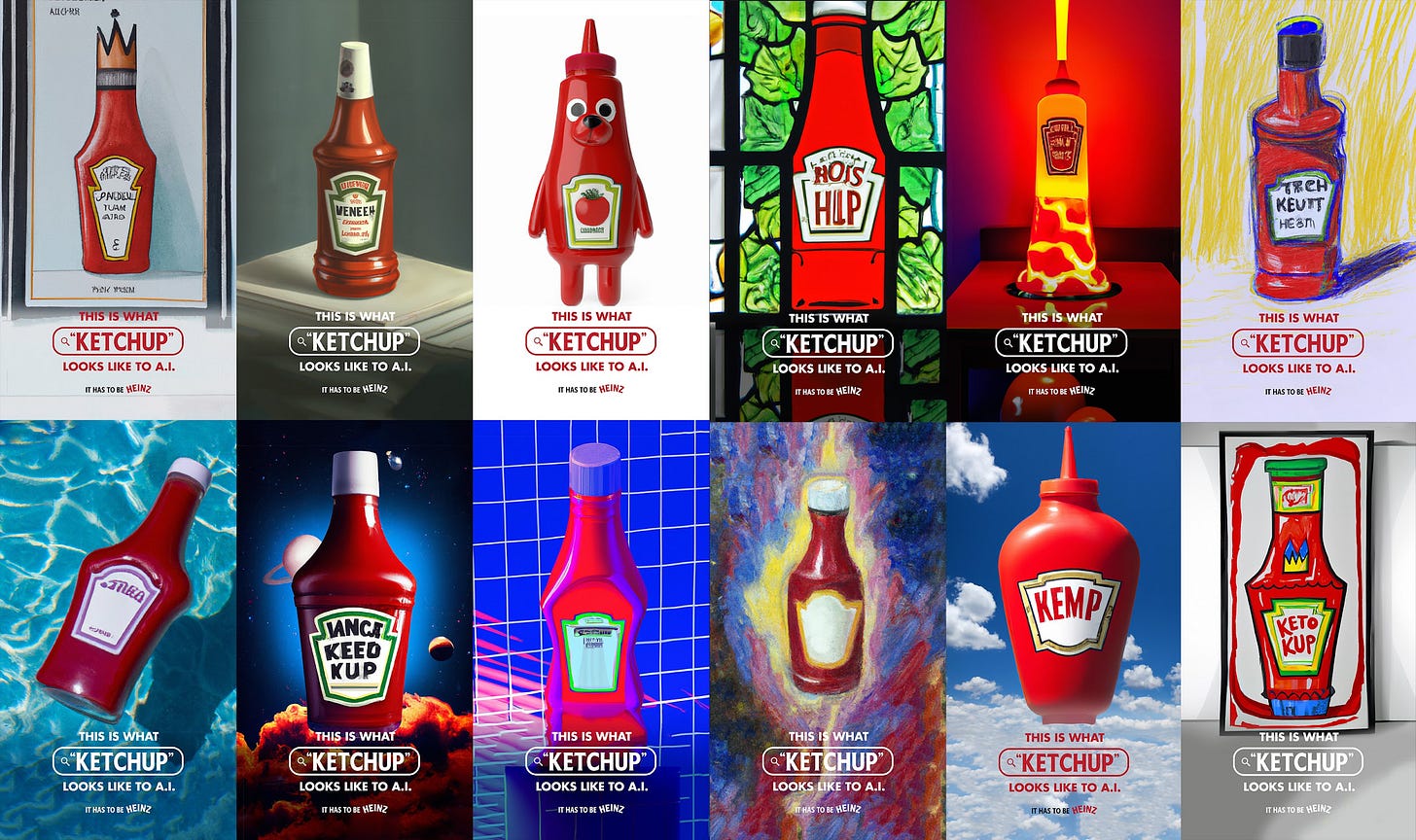Heinz got A.I. to draw ketchup and it drew Heinz | Ad Age