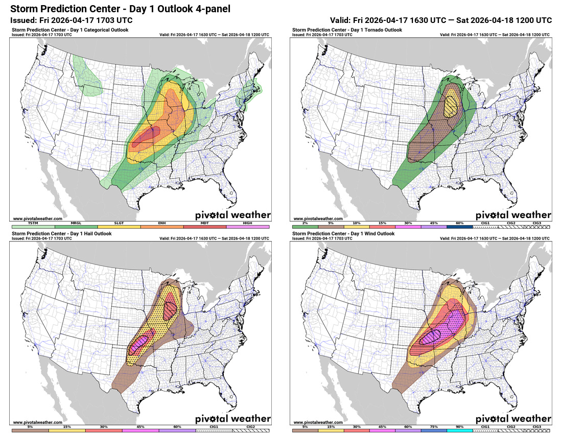 Significant severe weather outbreak expected across central US today ...