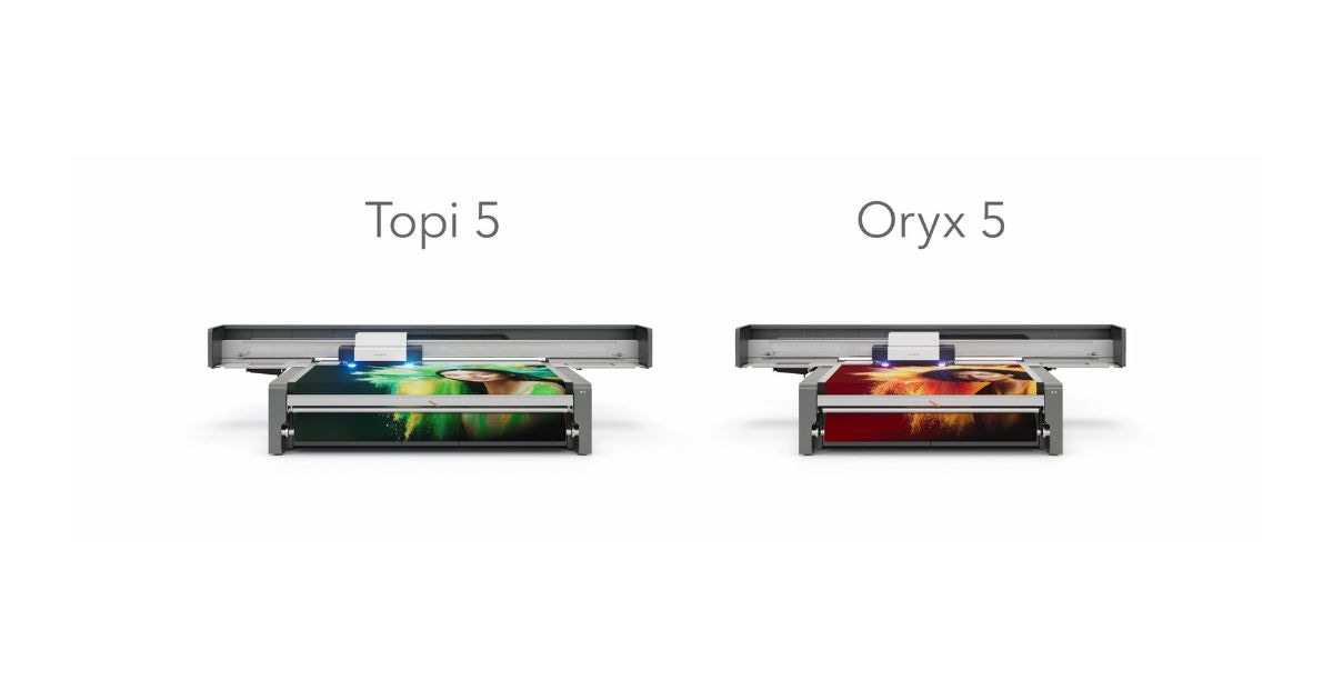 swissQprint Introduces Topi 5 & Oryx 5 Flatbeds