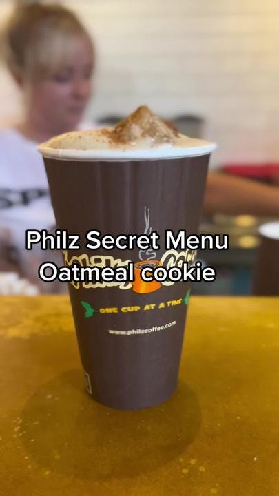 Secret menu 🤫 oatmeal cookie #philz #philzcoffee #philzcoffeeorder #p... |  philz coffee | TikTok