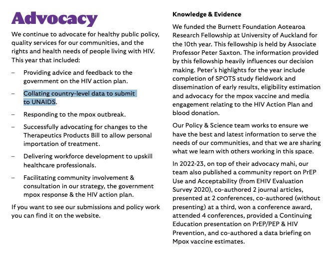 Burnett Foundation and UNAIDS Burnett Foundation and UNAIDS