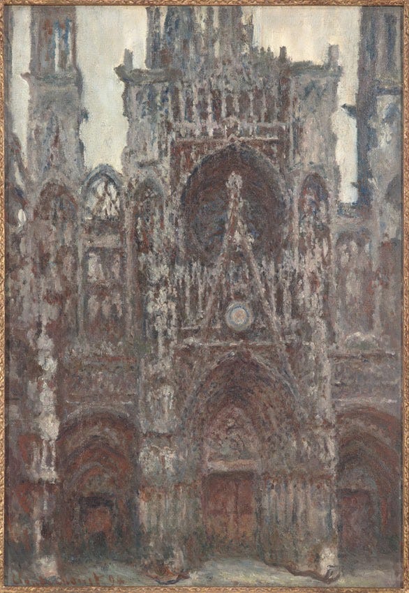 La Cathédrale de Rouen. Le Portail vu de face