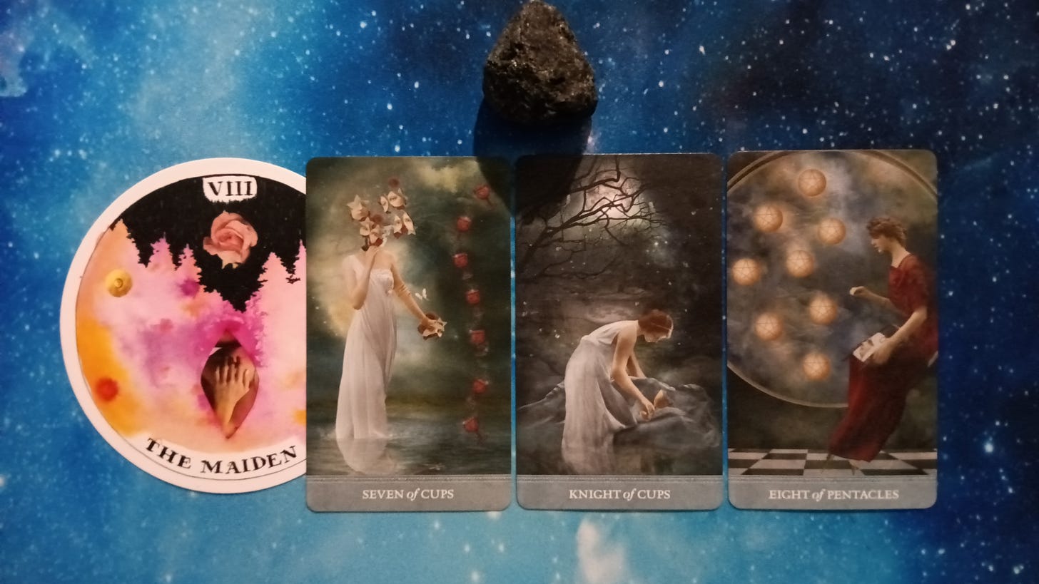 Full Moon Pick-a-Card Tarot Reading for April 2025, Pile 3, Black Tourmaline, all cards Full Moon Pick-a-Card Tarot Reading for April 2025, Pile 3, Black Tourmaline, all cards