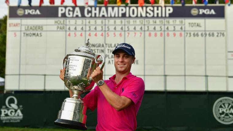 PGA Championship 2017: Justin Thomas' wait is over; he has his major |  Sporting News