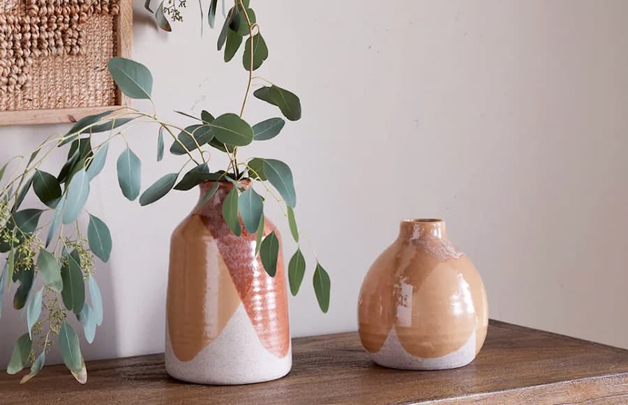 terracotta ceramic vases