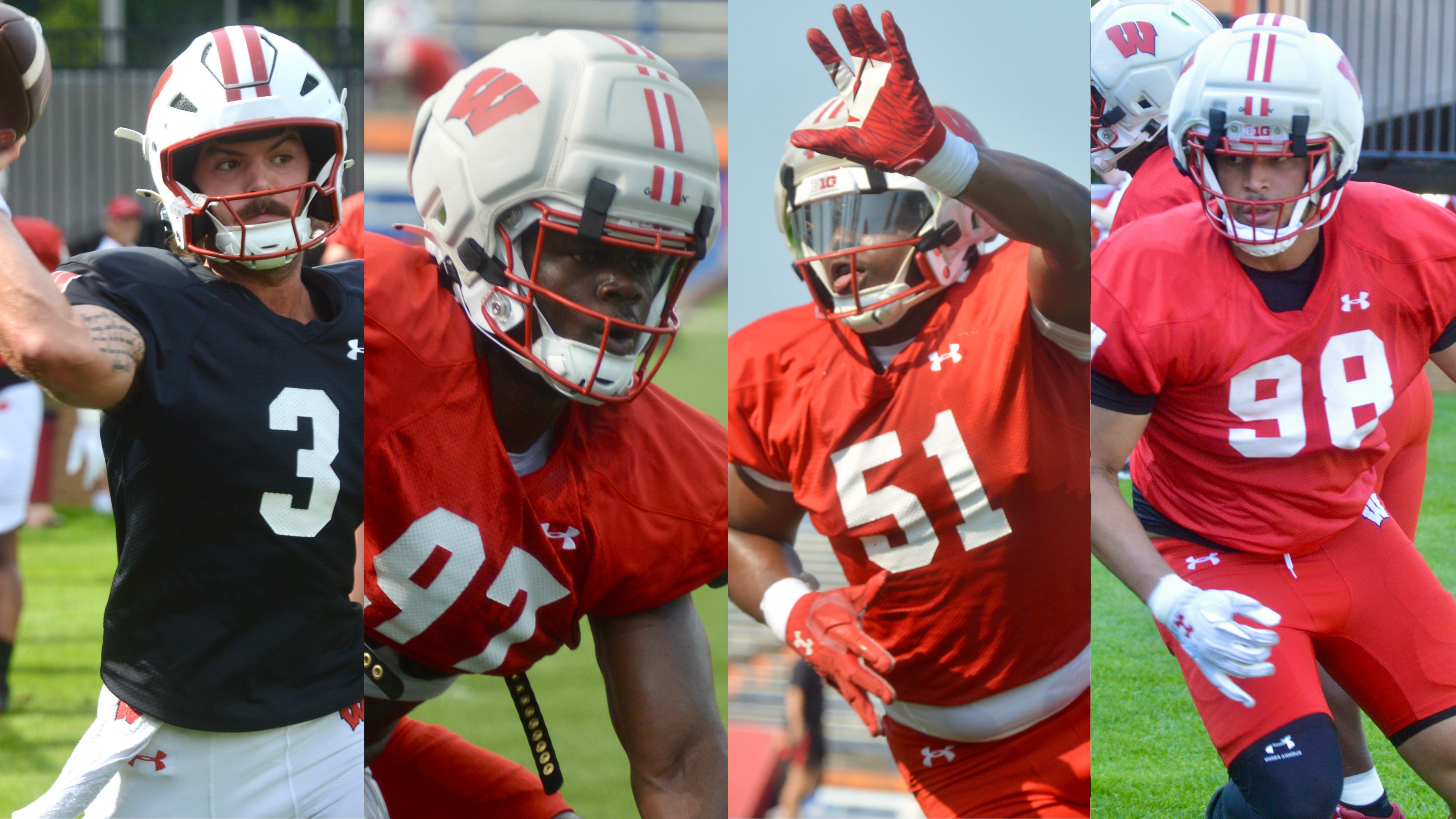 What stands out about Wisconsin football's 2026 spring roster