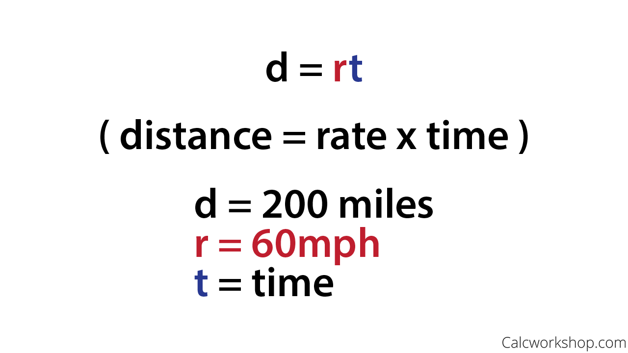 How to Solve d=rt Word Problems? (5 Powerful Examples!)