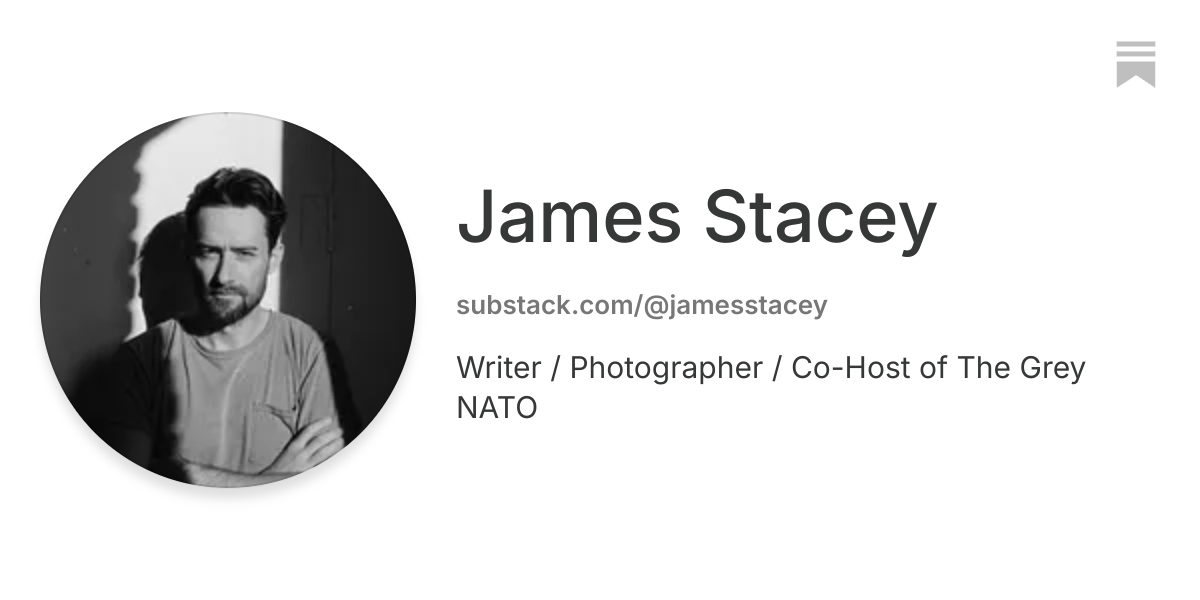 James Stacey | Substack