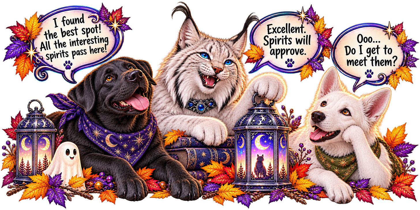 Barrow saying all the interesting Spirits pass by where he is. Jynx says that the spirit's will be pleased. Spirit asking if he can see them too. Barrow saying all the interesting Spirits pass by where he is. Jynx says that the spirit's will be pleased. Spirit asking if he can see them too.