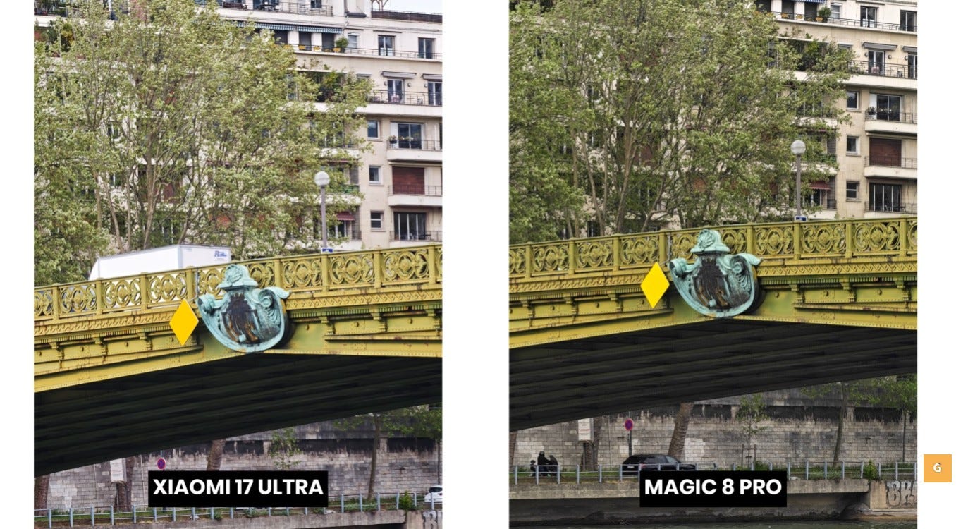 Xiaomi 17 Ultra vs Honor Magic 8 Pro