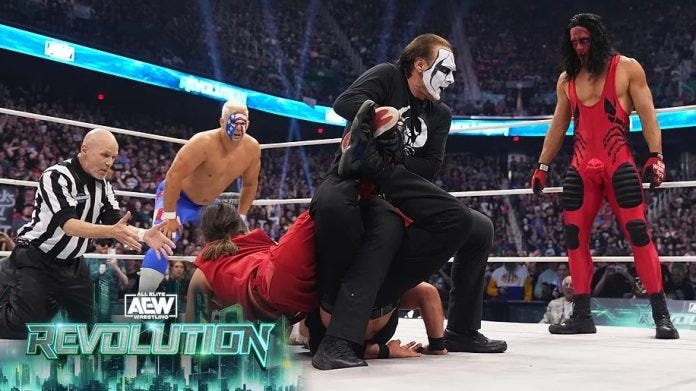AEW Revolution Featuring Sting's Retirement Match Draws Big Numbers -  PWMania - Wrestling News