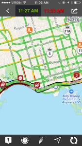 Inrix traffic map Inrix traffic map