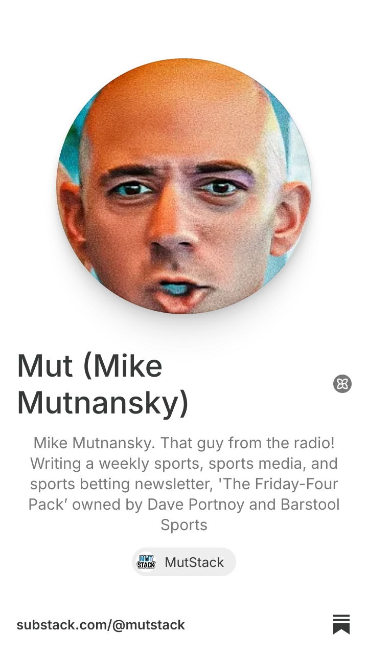 Mut (Mike Mutnansky) | Substack