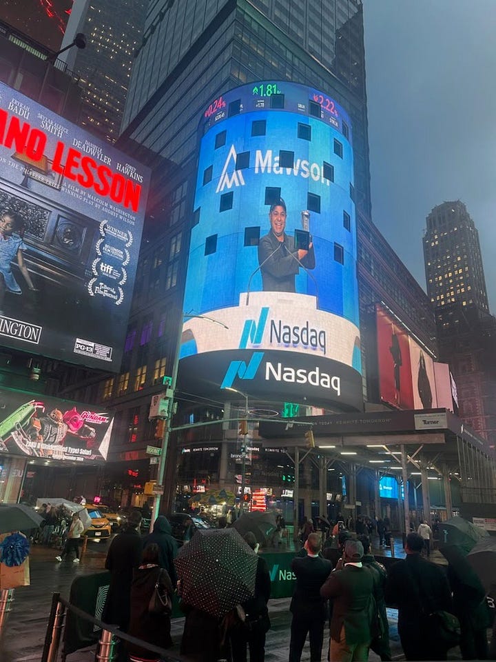 Rahul Mewawalla Ringing NASDAQ Closing Bell