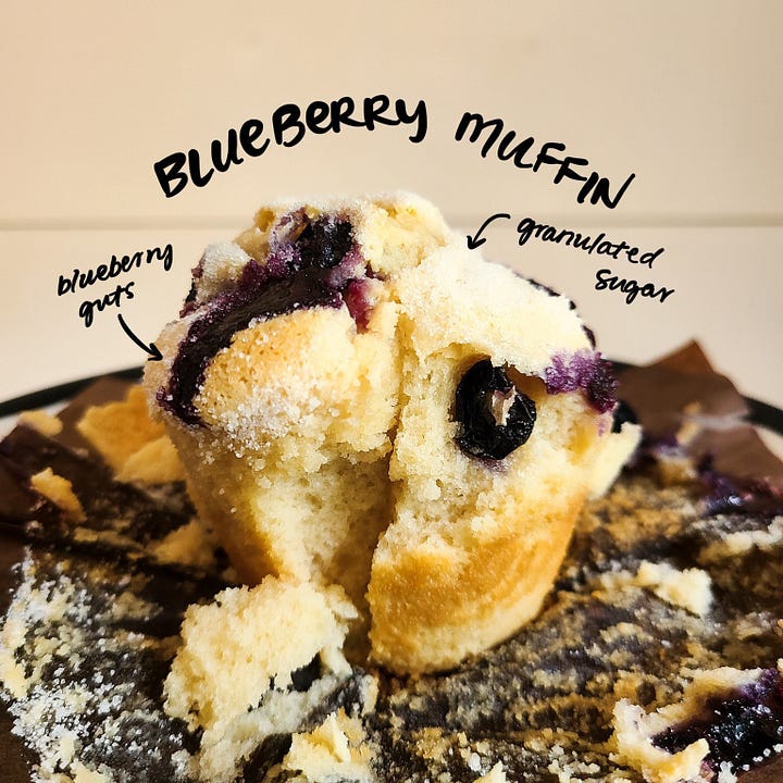 Wentworth & Fenn Blueberry muffin