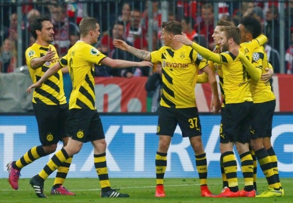 Borussia Dortmund bundesliga soccer losers 2015 Borussia Dortmund bundesliga soccer losers 2015