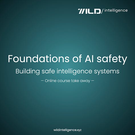 Foundations of AI safety | A Wild Intelligence’s exclusive series