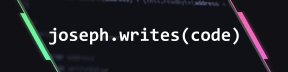 Joseph Writes Code