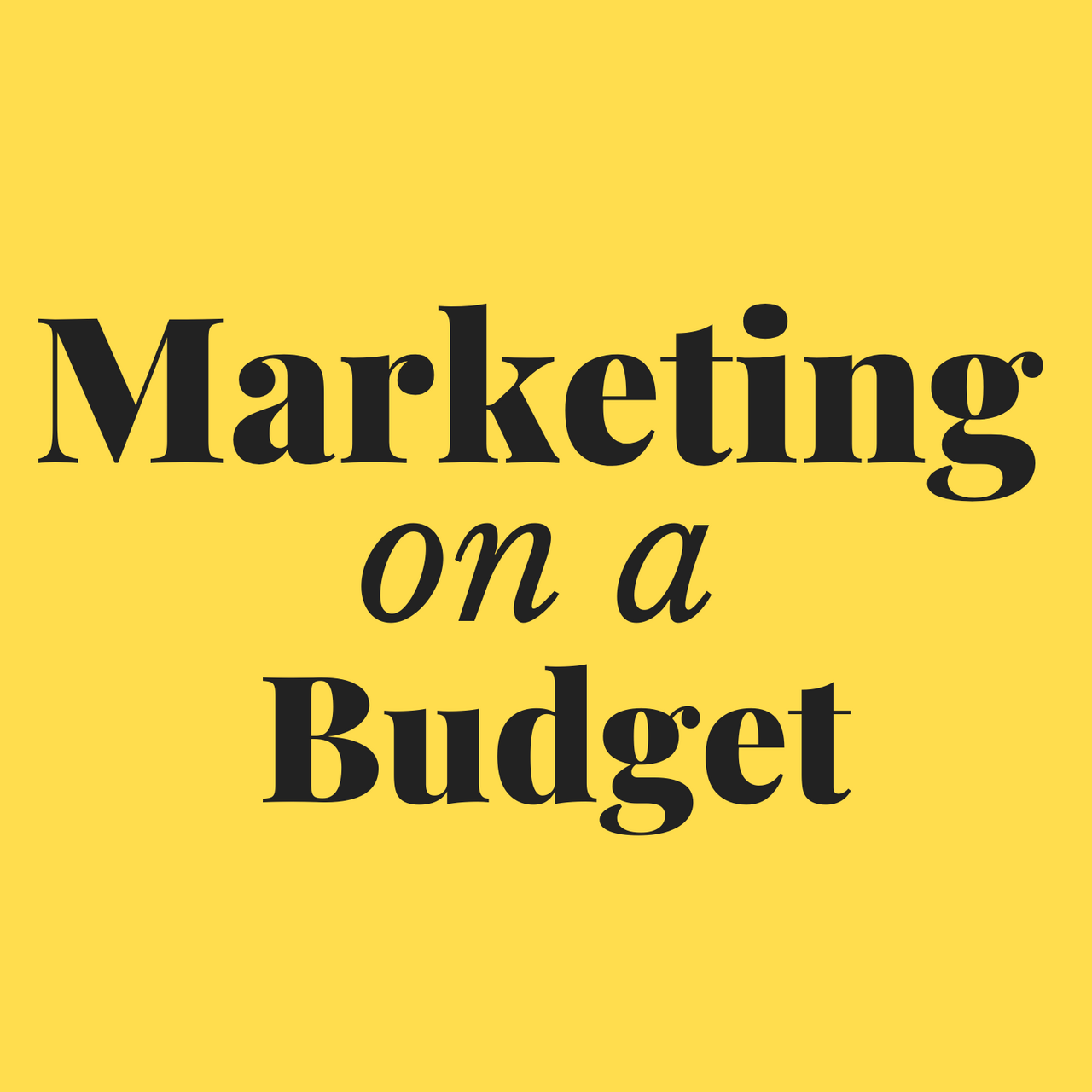Marketing on a Budget logo