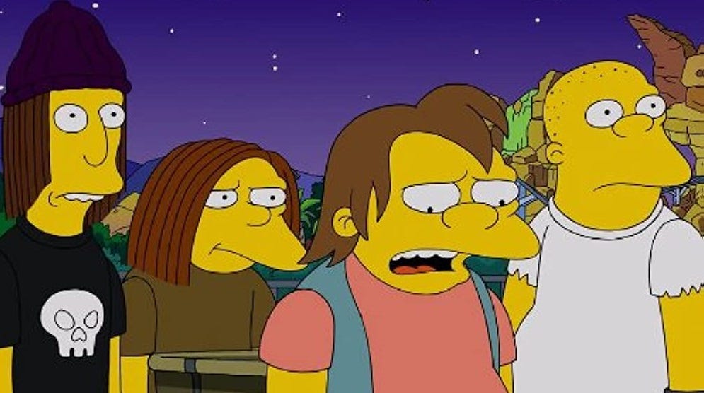 Schoolyard bullies from The Simpsons.