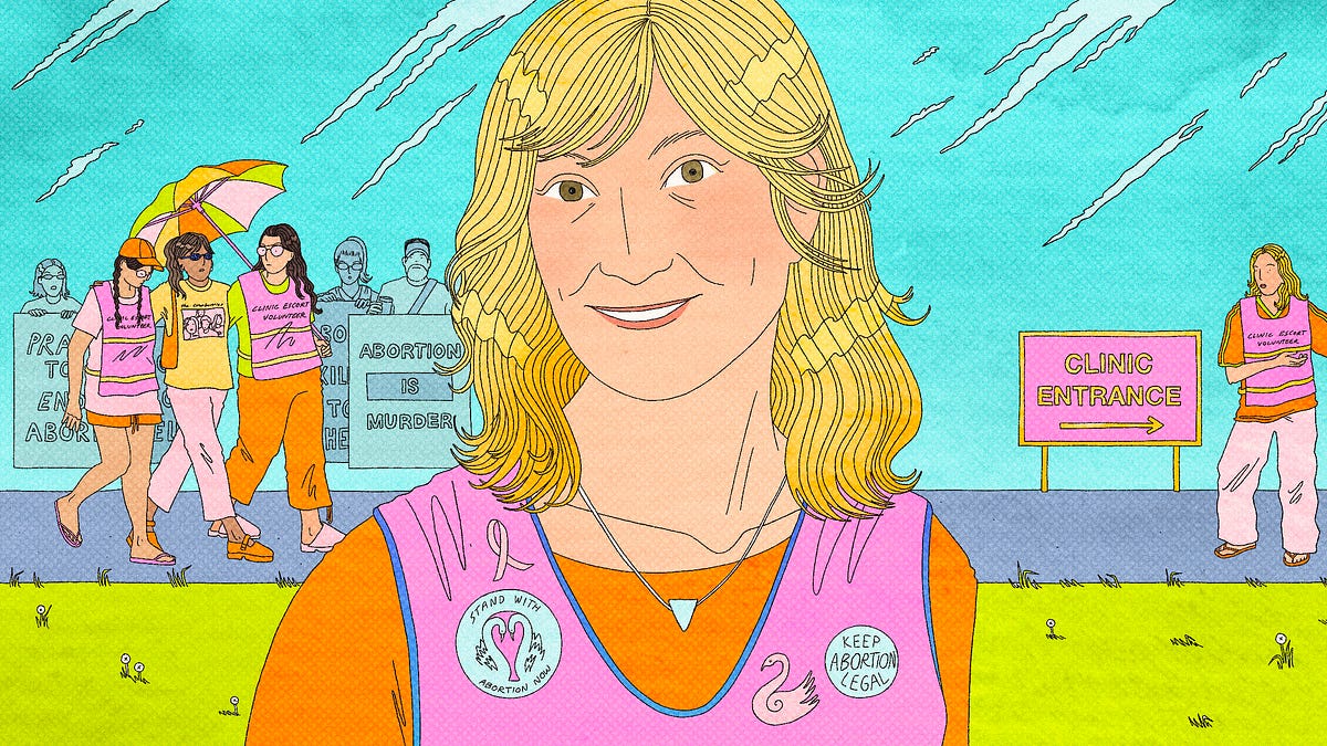 The Clinic Escort Who’s Been Volunteering Since Roe