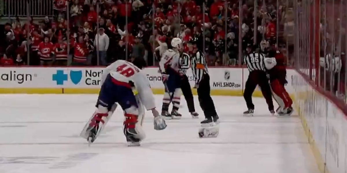 The Capitals have seen two near goalie fights over the last two weeks.
