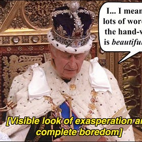 ‘Empty,’ a ‘damp squib’, and filler - nothing more, nothing less - a King's Speech that shows a government on its way out