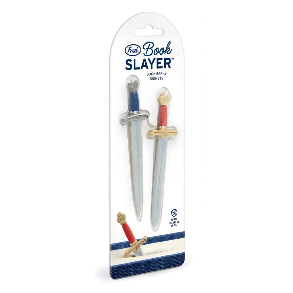 Sword Book Slayer Bookmark Set Fred & Friends Books Sword Book Slayer Bookmark Set Fred & Friends Books